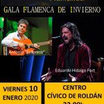 Eduardo Hidalgo abre el año flamenco en Lo Ferro.