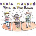 Lucas Saura Fructuoso del CEE Virgen del Pasico II, ganador del primer premio del Concurso de Dibujo Infantil “Media Maratón de Torre-Pacheco” 2019.