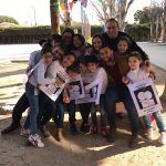 “El recreo es mucho más divertido si todos jugamos juntos”. Banco de la amistad en el colegio Ntra. Sra. de los Dolores.