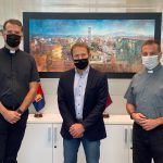 El Alcalde recibe a los nuevos sacerdotes de Torre Pacheco