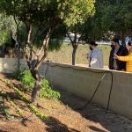 El concejal de Educación visita el colegio Hernández Ardieta para conocer las últimas actuaciones realizadas.