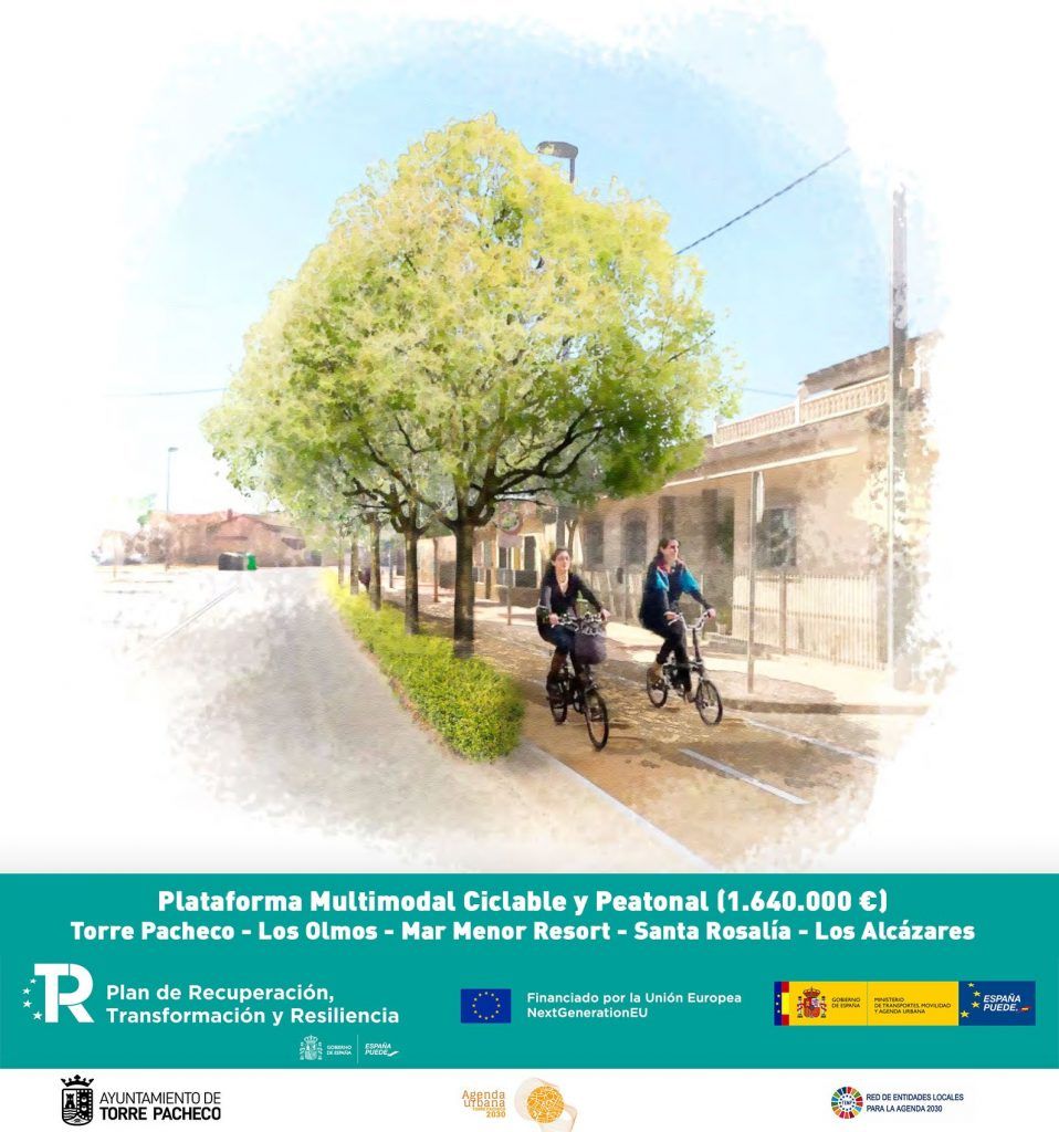 Plataforma multimodal ciclable y peatonal. TP -LA