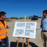 Visita a la obra de conexión de la Torre Golf con Roldán.