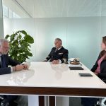 Visita del Delegado de Defensa. 