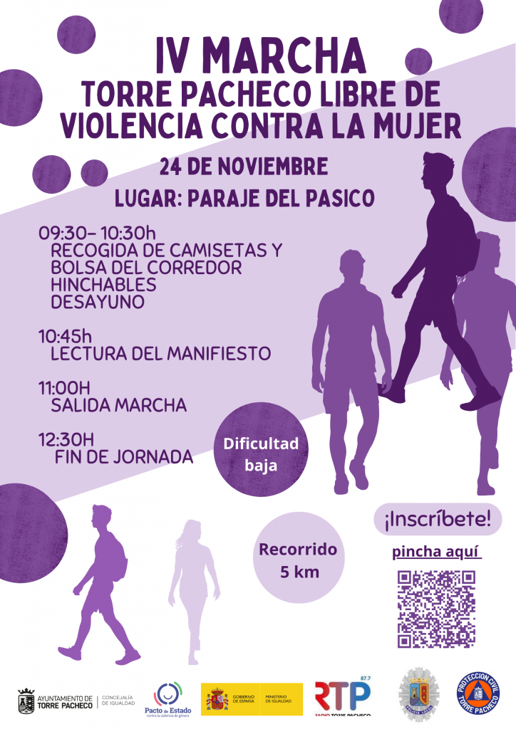 IV MARCHA SOLIDARIA: TORRE PACHECO LIBRE DE VIOLENCIA CONTRA LA MUJER