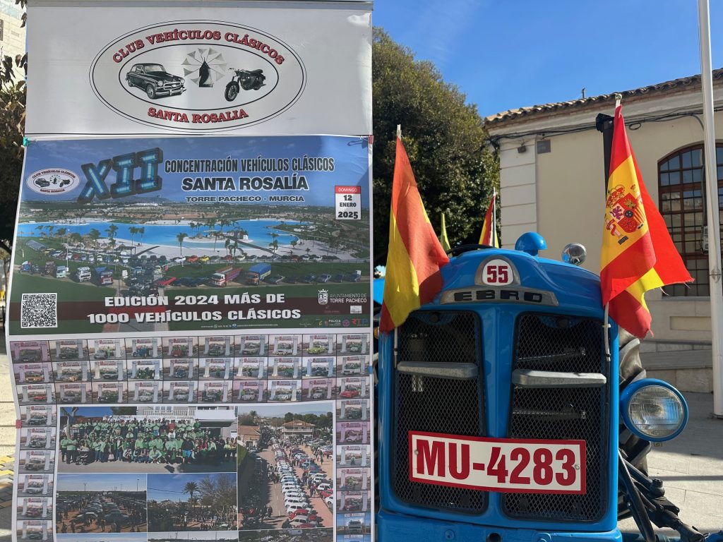 XII Concentración de Vehículos Clásicos en Santa Rosalía el próximo domingo 12 de enero.