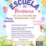 INSCRIPCIÓN ESCUELA DE PRIMAVERA.