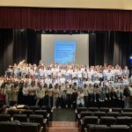 Encuentro de coros del programa educativo “Cantemus” en Torre Pacheco.
