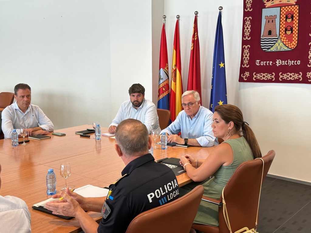 Reunión Equipo Gobierno y Presidente Región de Murcia