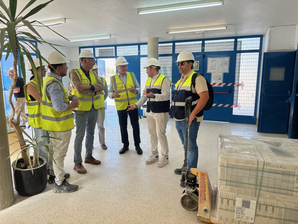 Visita obras Luis Manzanares